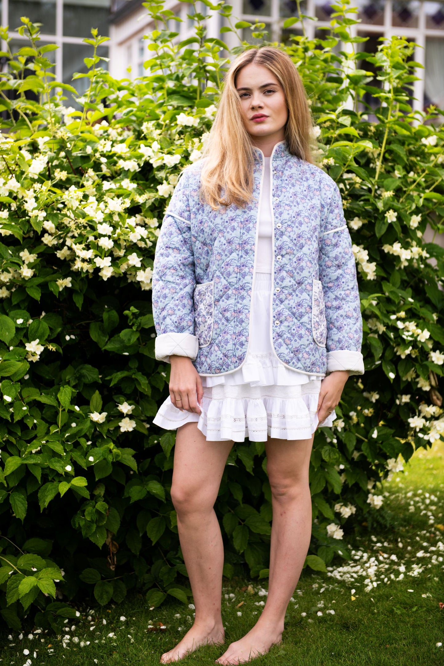 RAGNHILD QUILTED JACKET - Blue