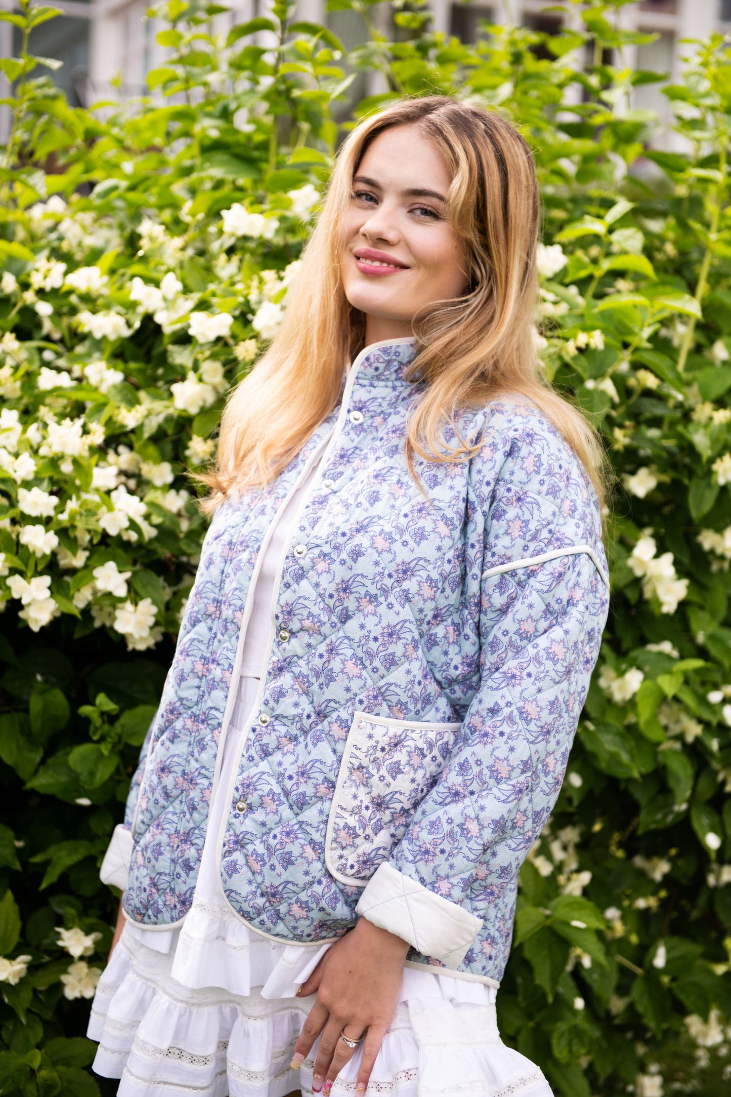 RAGNHILD QUILTED JACKET - Blue