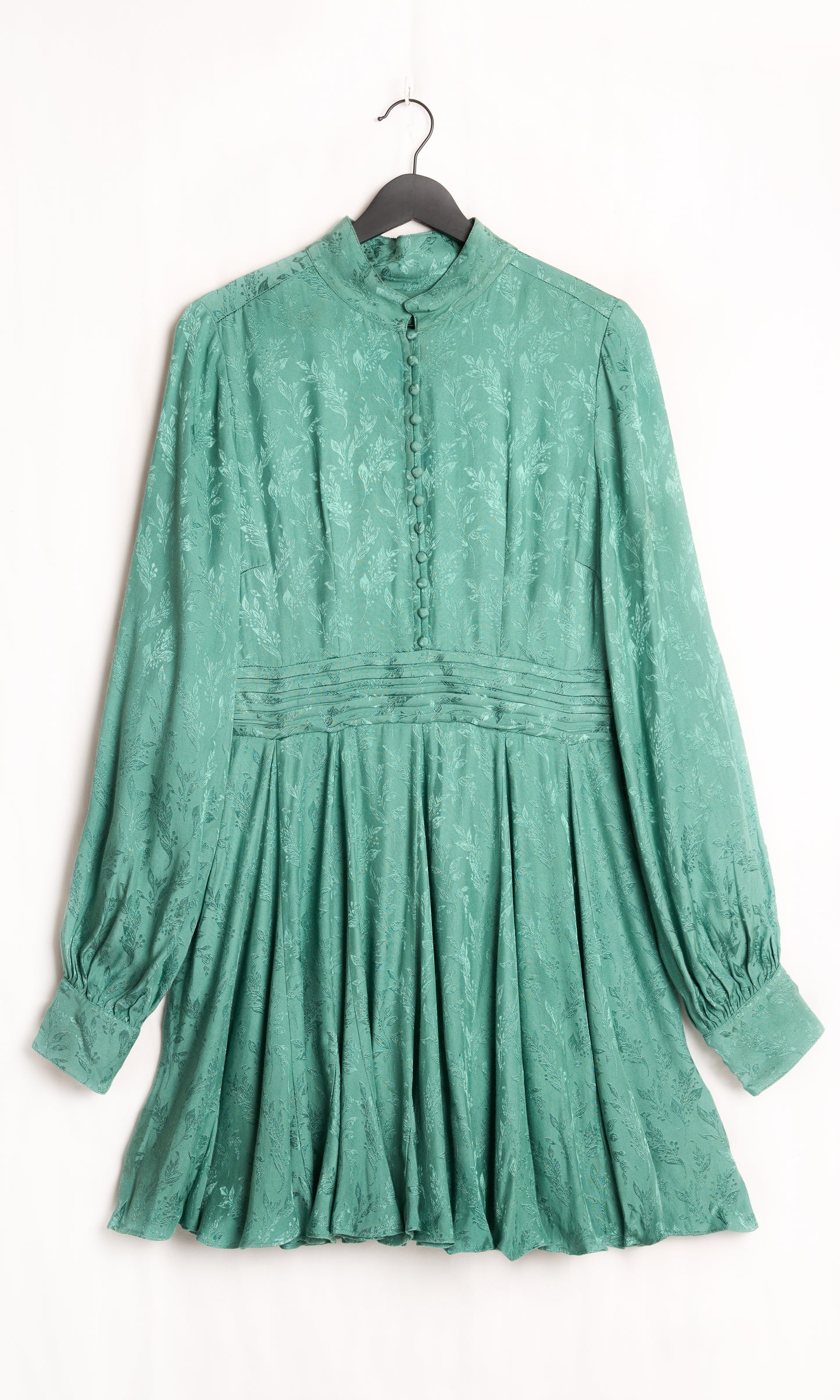 ELI JACQUARD DRESS - Green