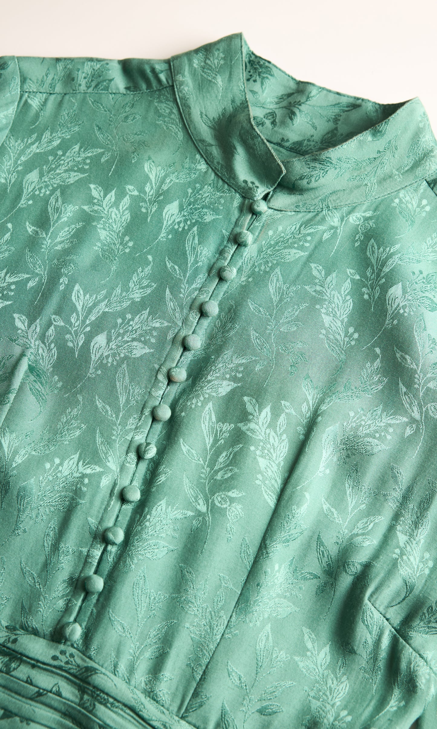 ELI JACQUARD DRESS - Green